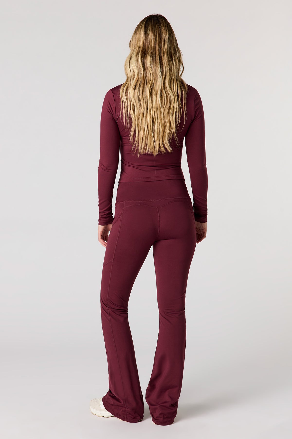 Alt View 16. U/A Flare Pant with Pockets - Heather Grey