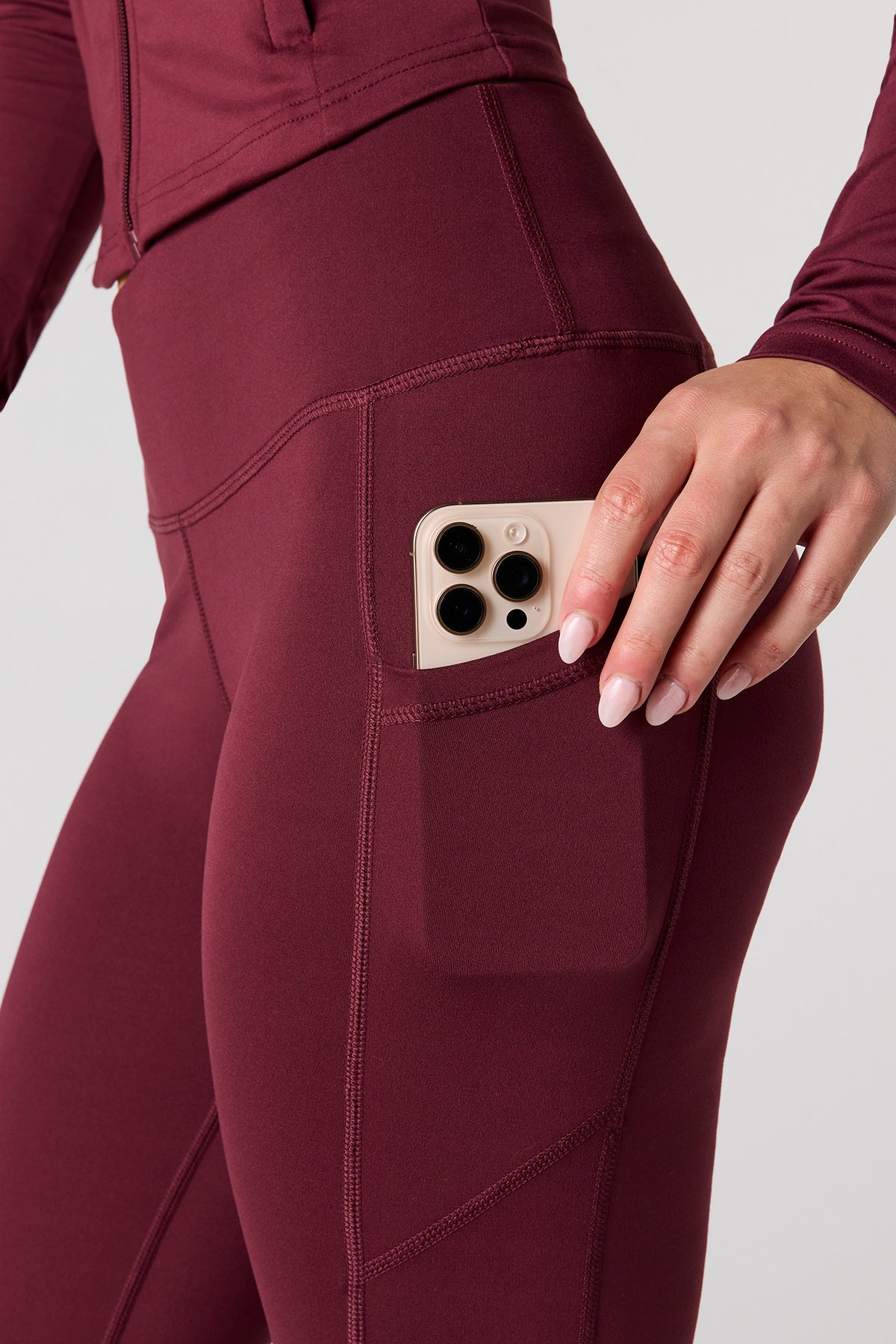 Alt View 17. U/A Flare Pant with Pockets - Heather Grey