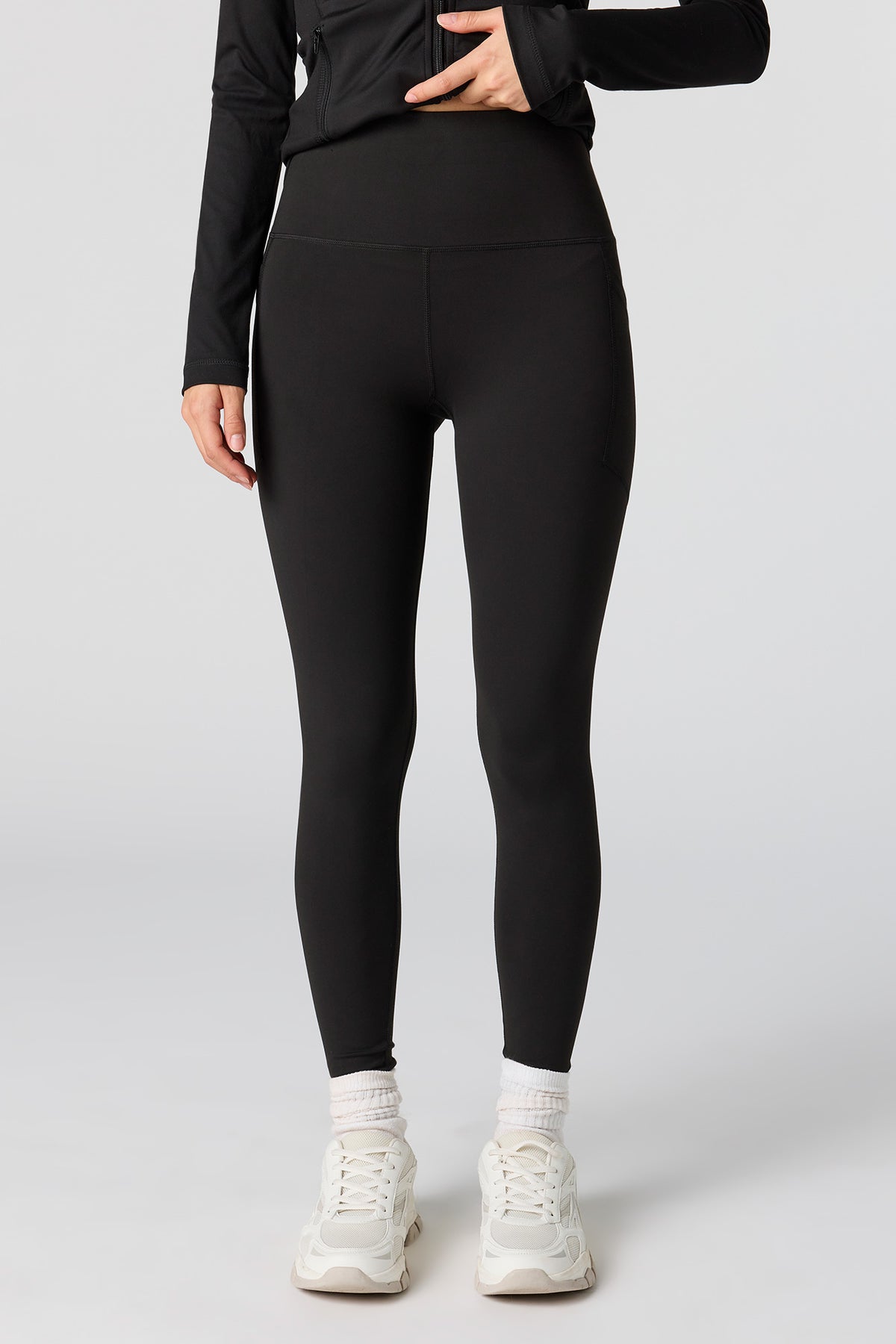 Alt View 3. Active Side Pocket Legging - Black