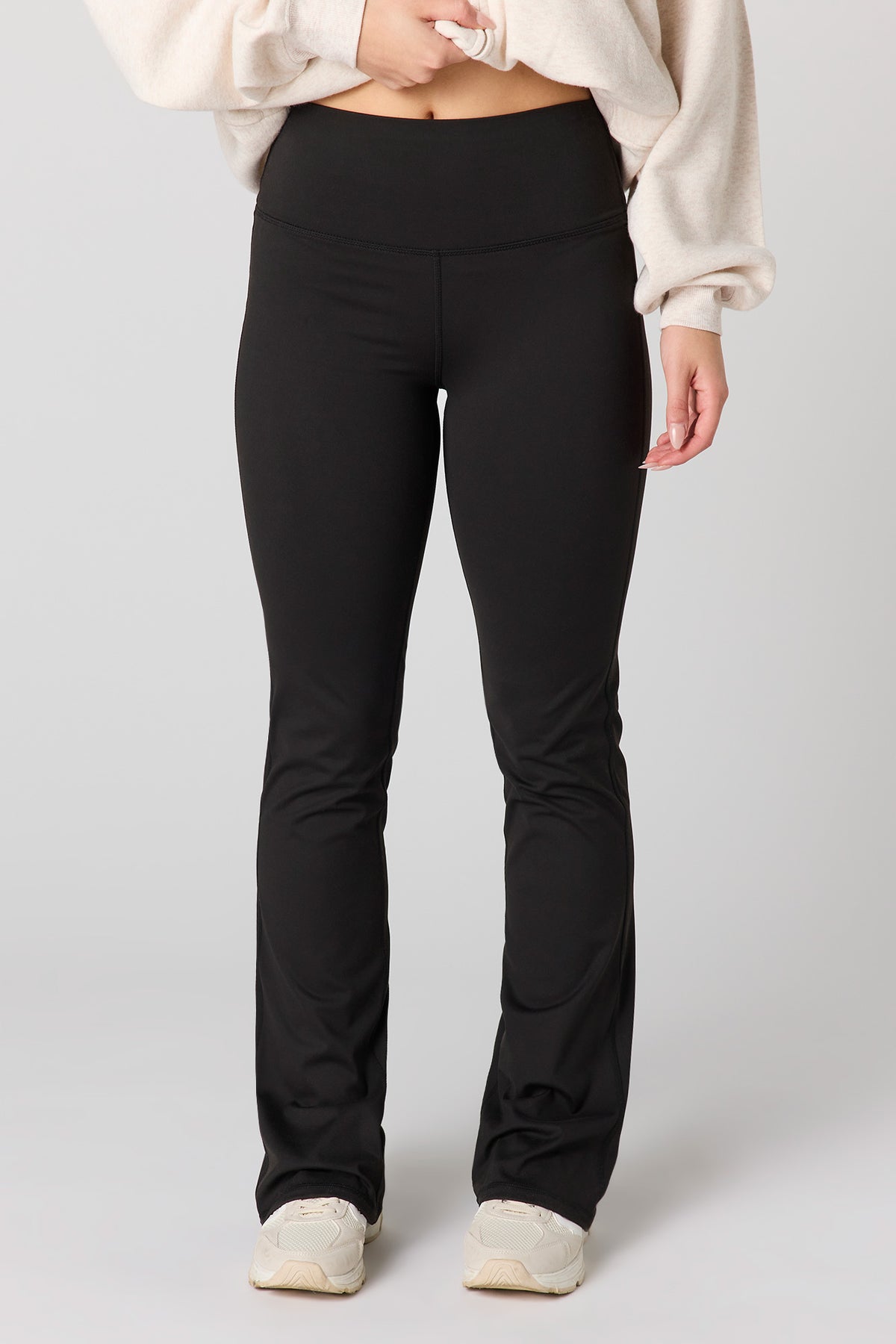Alt View 2. Active Flare Pant with Back Pocket - Black