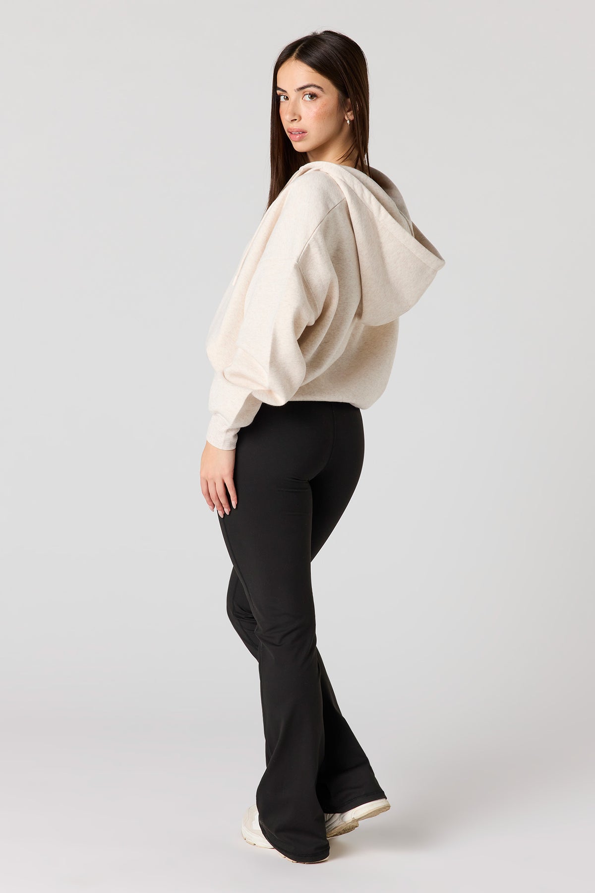 Alt View 3. Active Flare Pant with Back Pocket - Black