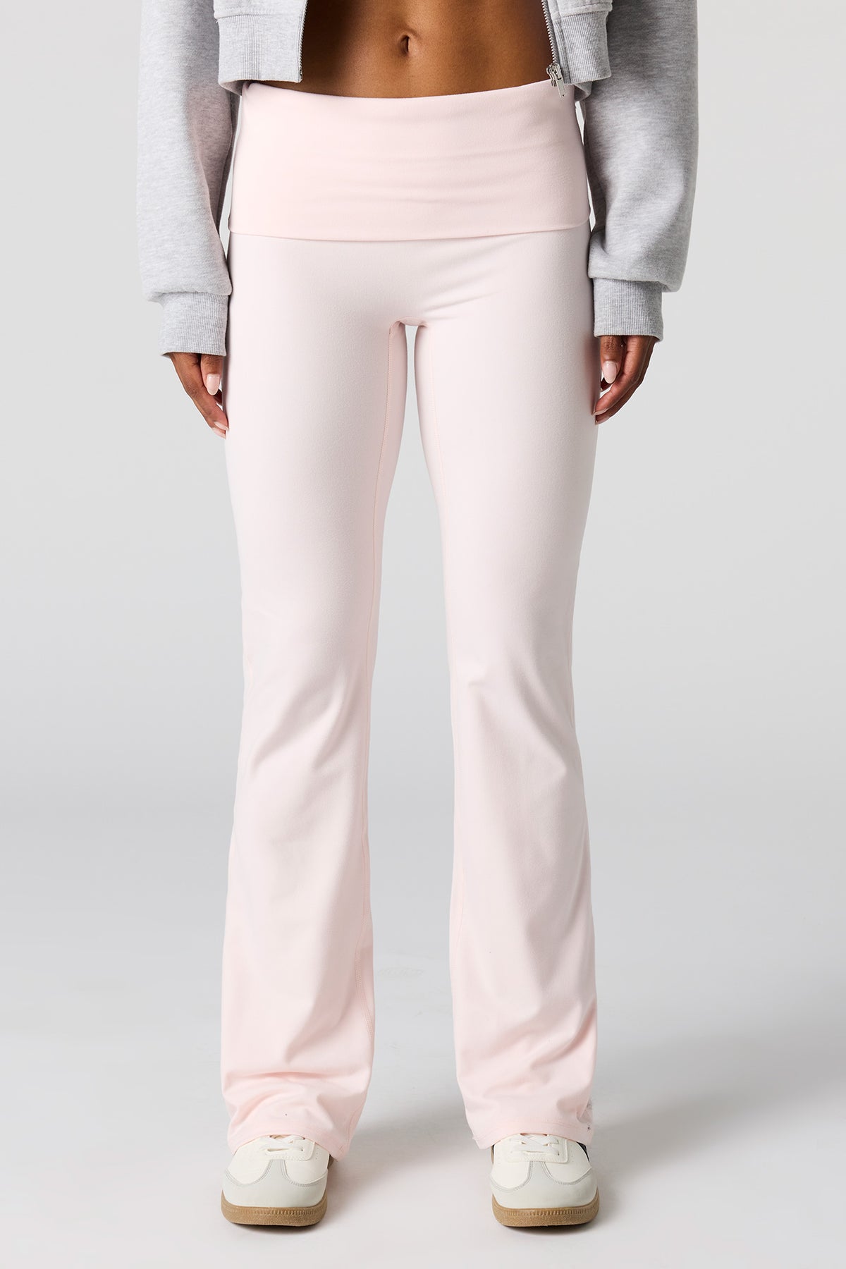 Alt View 2. U/A Foldover Flare Pant - Light Pink