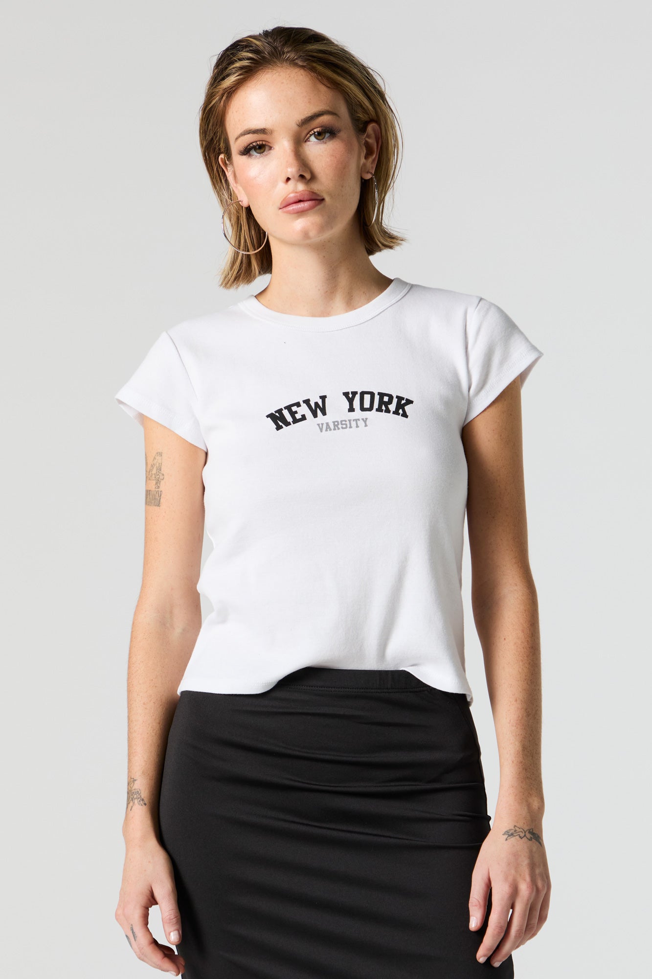 New York Graphic Fitted T-Shirt