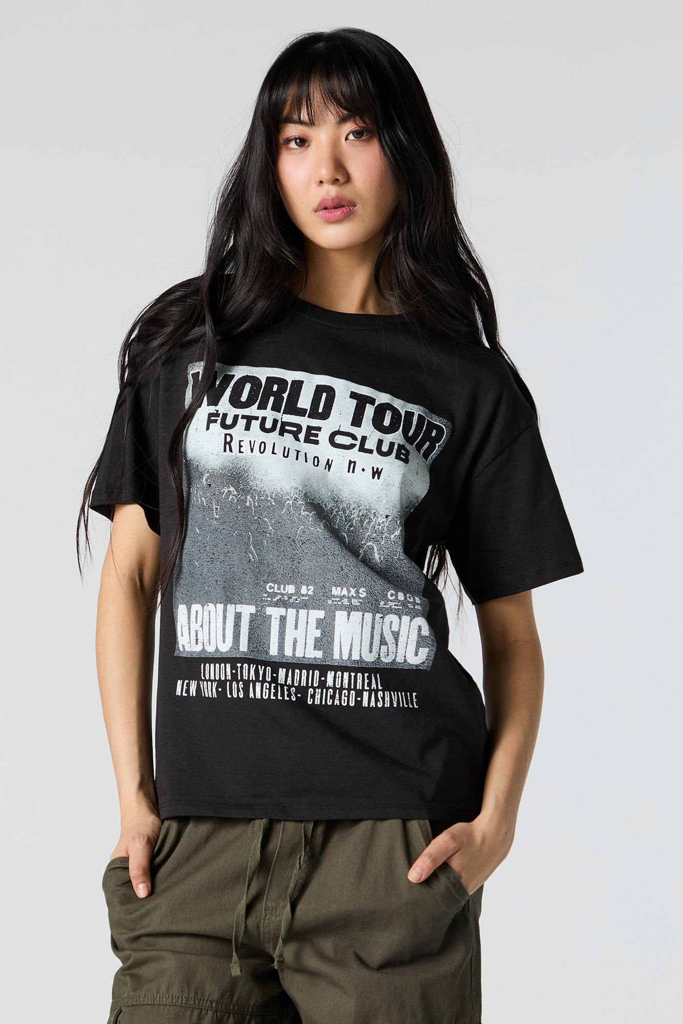 World Tour Graphic Boyfriend T-Shirt