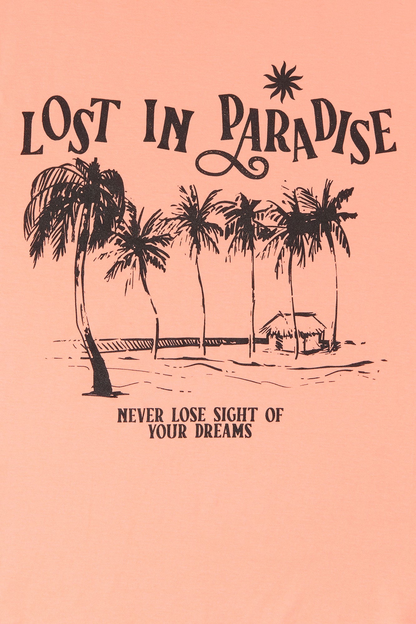 Lost Paradise Graphic Boyfriend T-Shirt