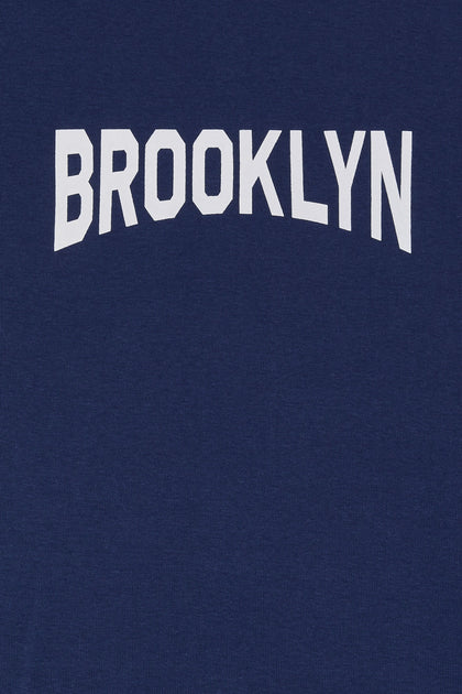 T-shirt ultracourt à imprimé Brooklyn