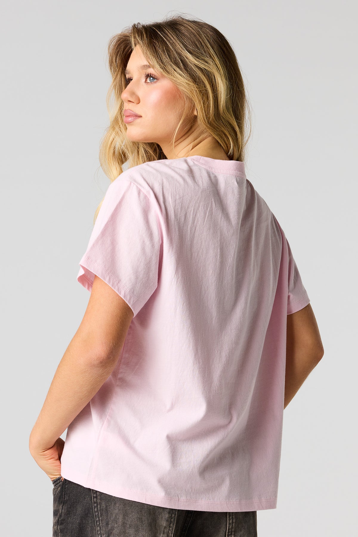 Vue alternative 2. T-shirt de coupe garçonne carré à imprimé Mystic