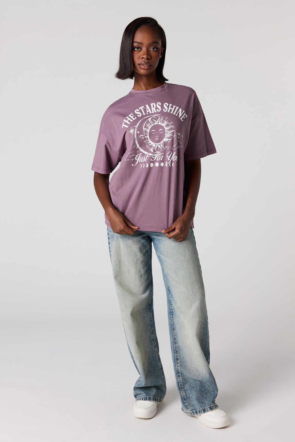 Vue alternative 3. T-shirt surdimensionné à imprimé Mystic