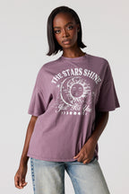 T-shirt surdimensionné à imprimé Mystic