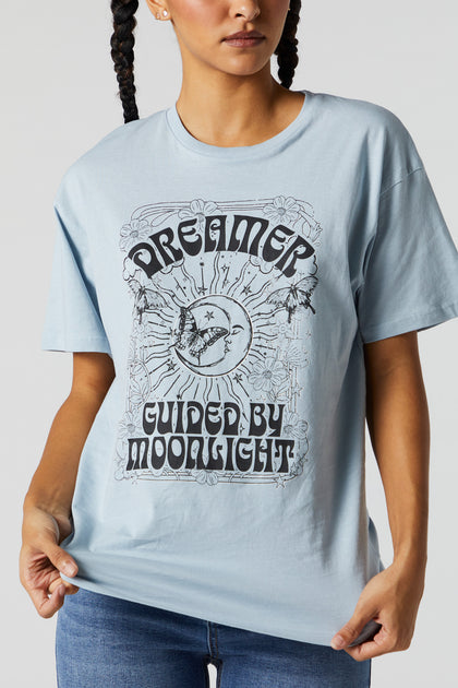 Dreamer Graphic Boyfriend T-Shirt