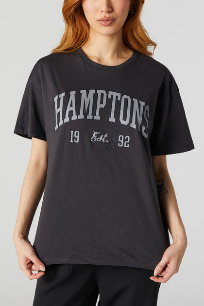 Hamptons Varsity Graphic Boyfriend T-Shirt
