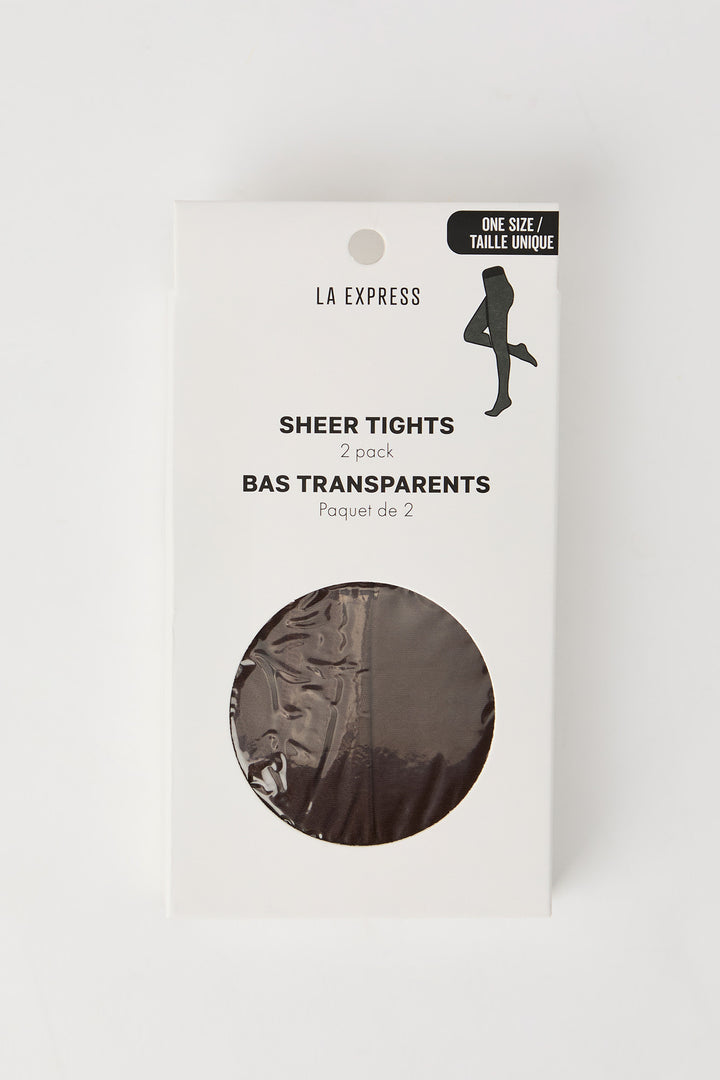 Collants diaphanes (Lot de 2)