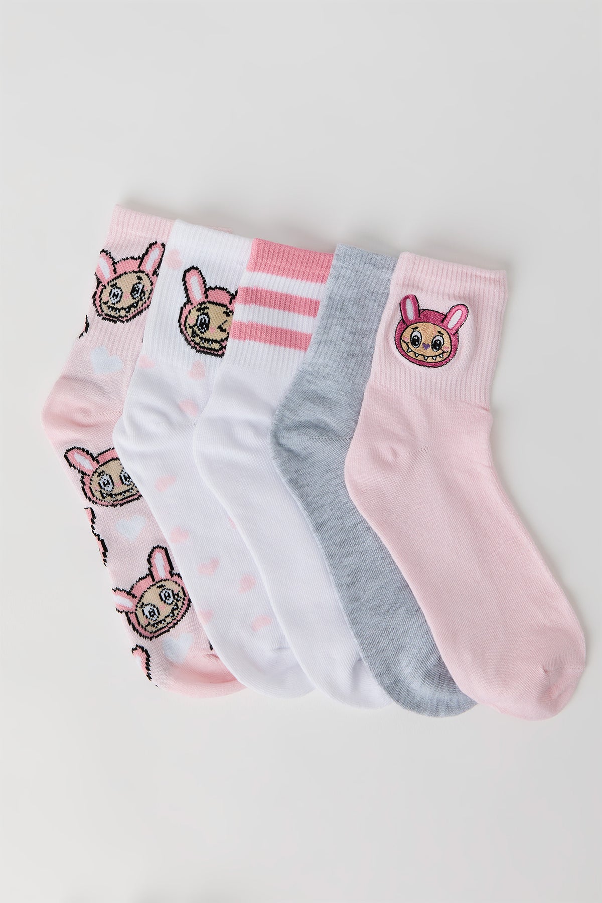 Alabebé Socks (5 Pack) - Pink