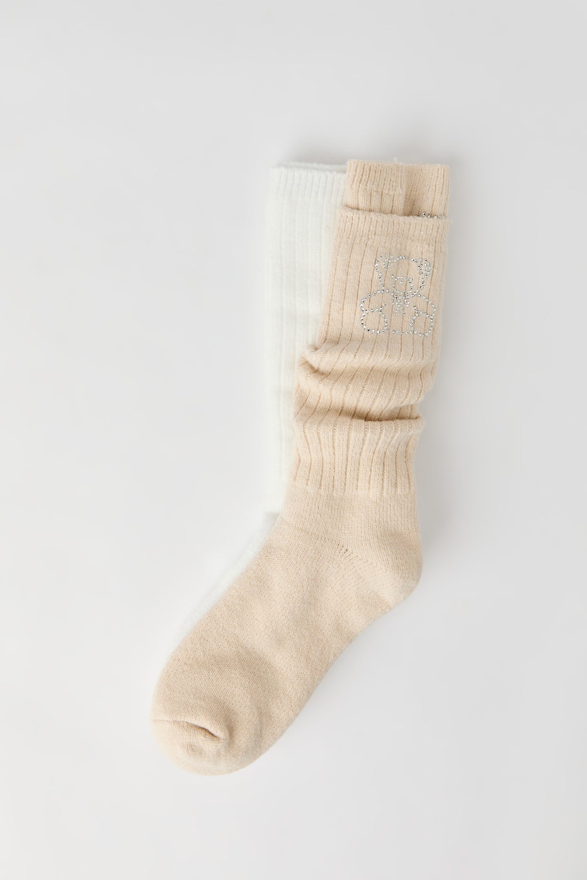 Chaussettes amples avec pierres du Rhin (2 paires)