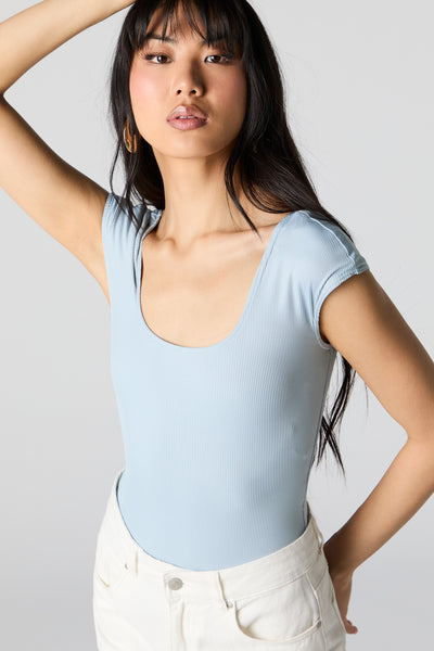 Contour Ribbed Cap Sleeve Bodysuit – Charlotte Russe