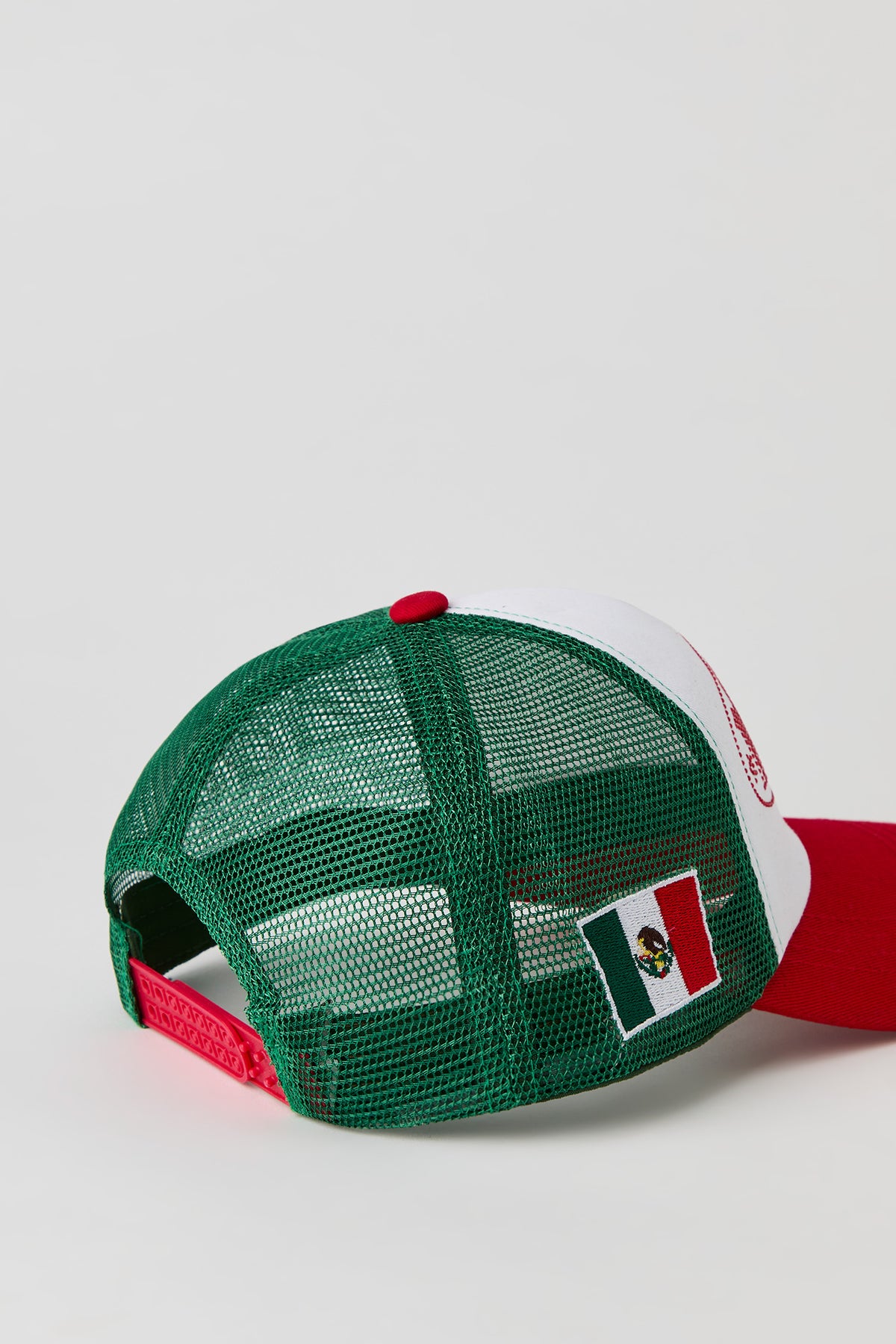 Alt View 3. Mexico Rhinestone Trucker Hat - Hunter Green