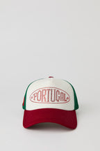 Casquette de camionneur à imprimé Portugal avec pierres du Rhin