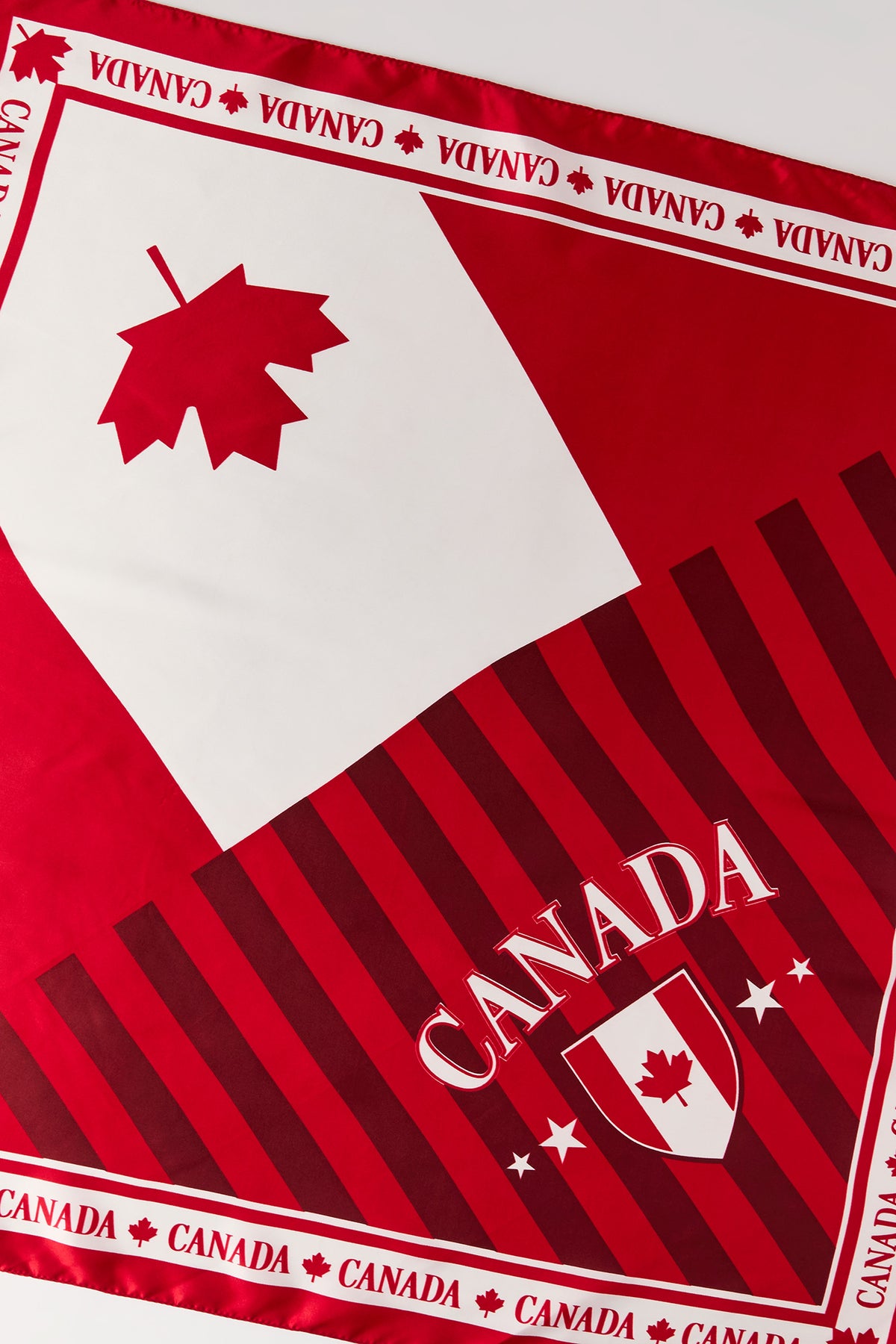 Vue alternative 5. Écharpe en satin à imprimé Canada