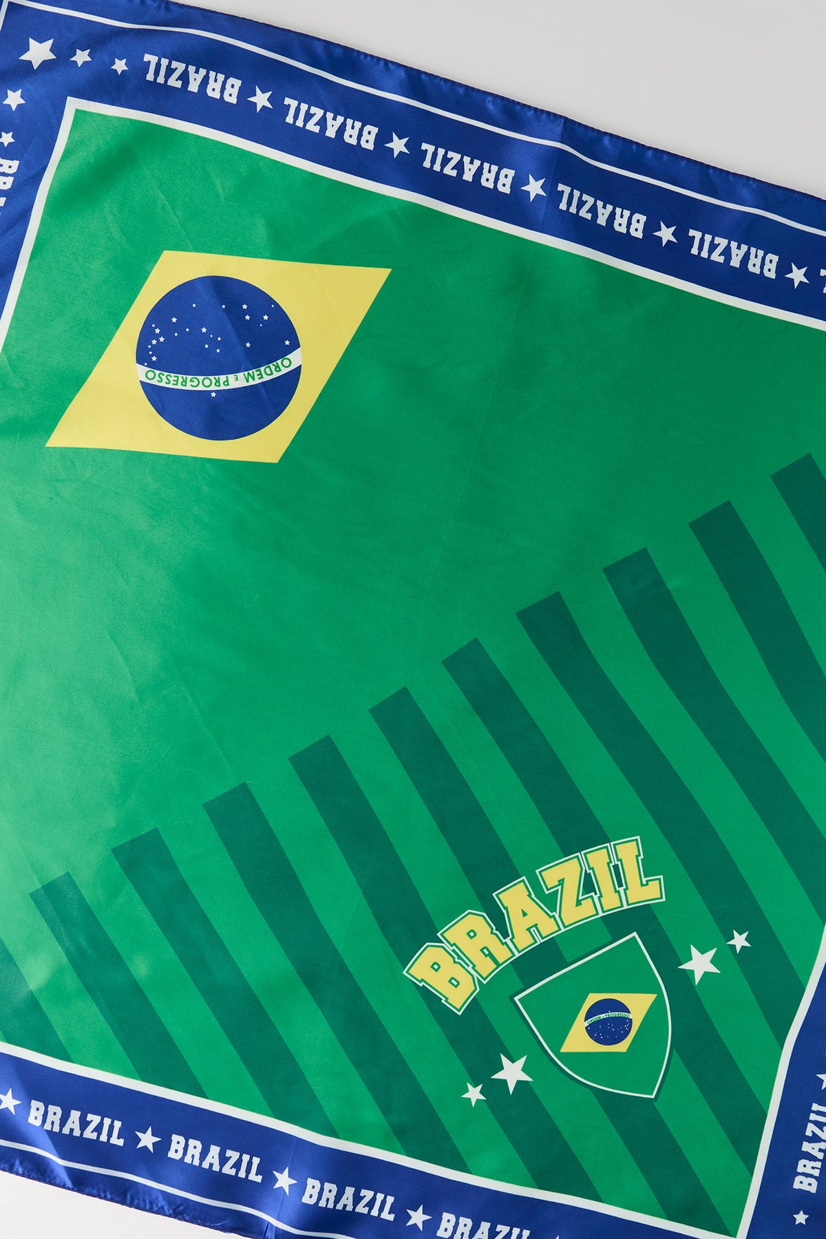 Alt View 5. Brazil Satin Multiway Scarf - Green