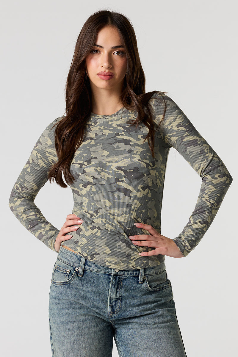 Ribbed Classic Long Sleeve Top