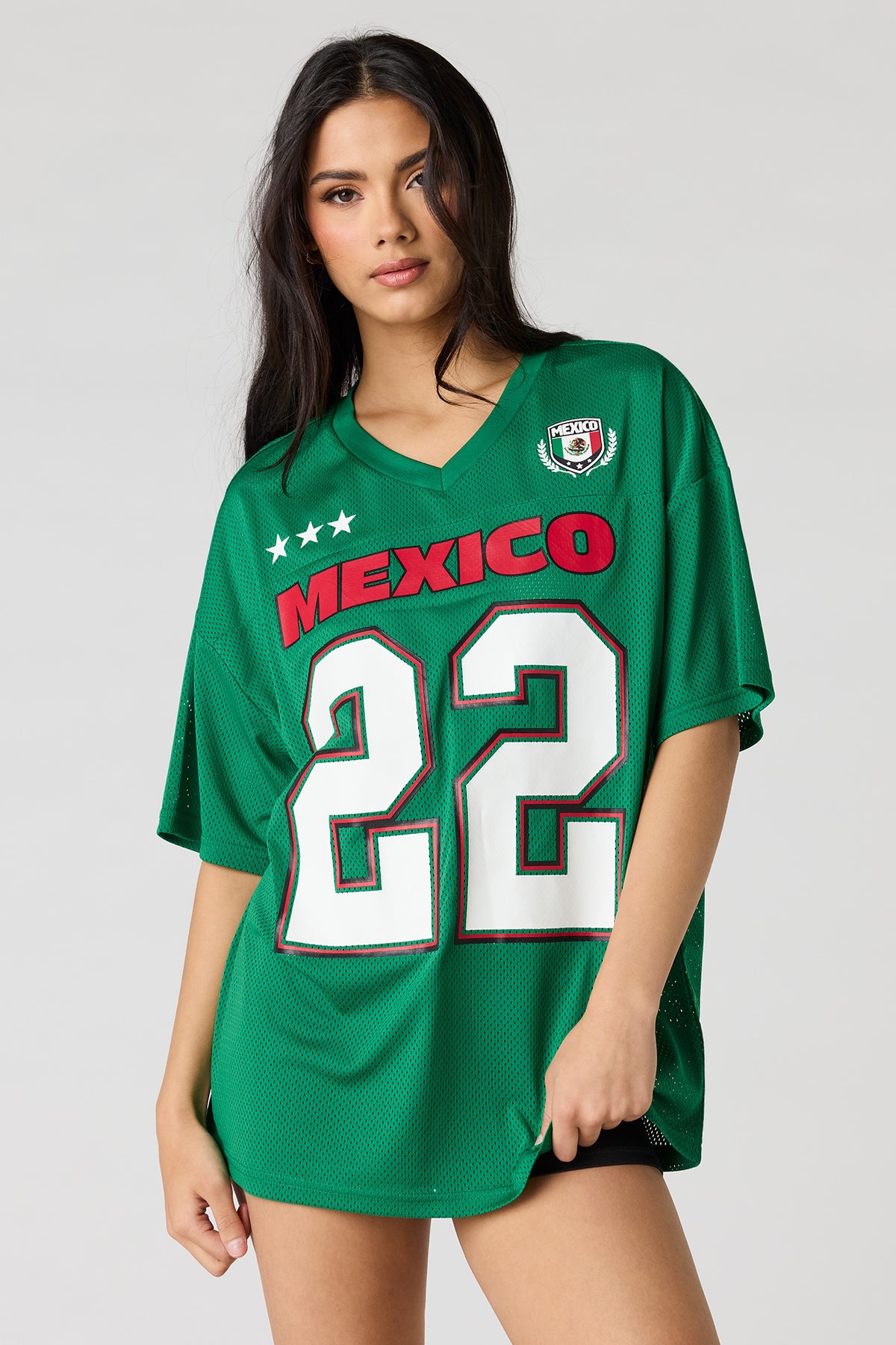 Mexico Mesh Soccer Jersey - Hunter Green