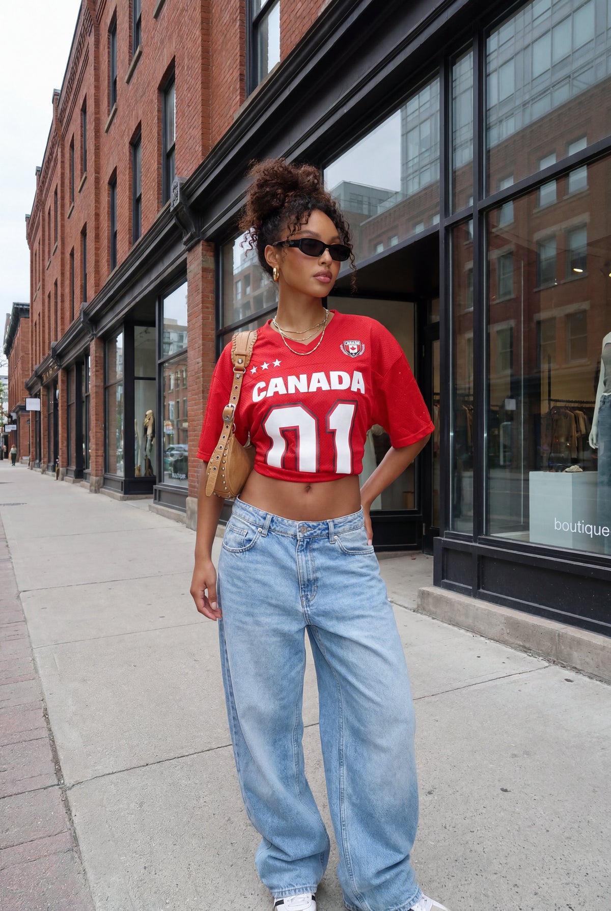 Canada Mesh Soccer Jersey - Red