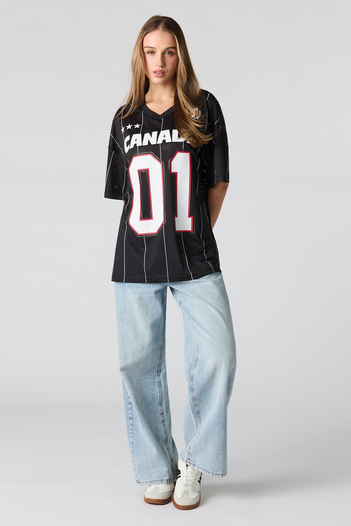 Vue alternative 3. Jersey de soccer en filet à imprimé Canada