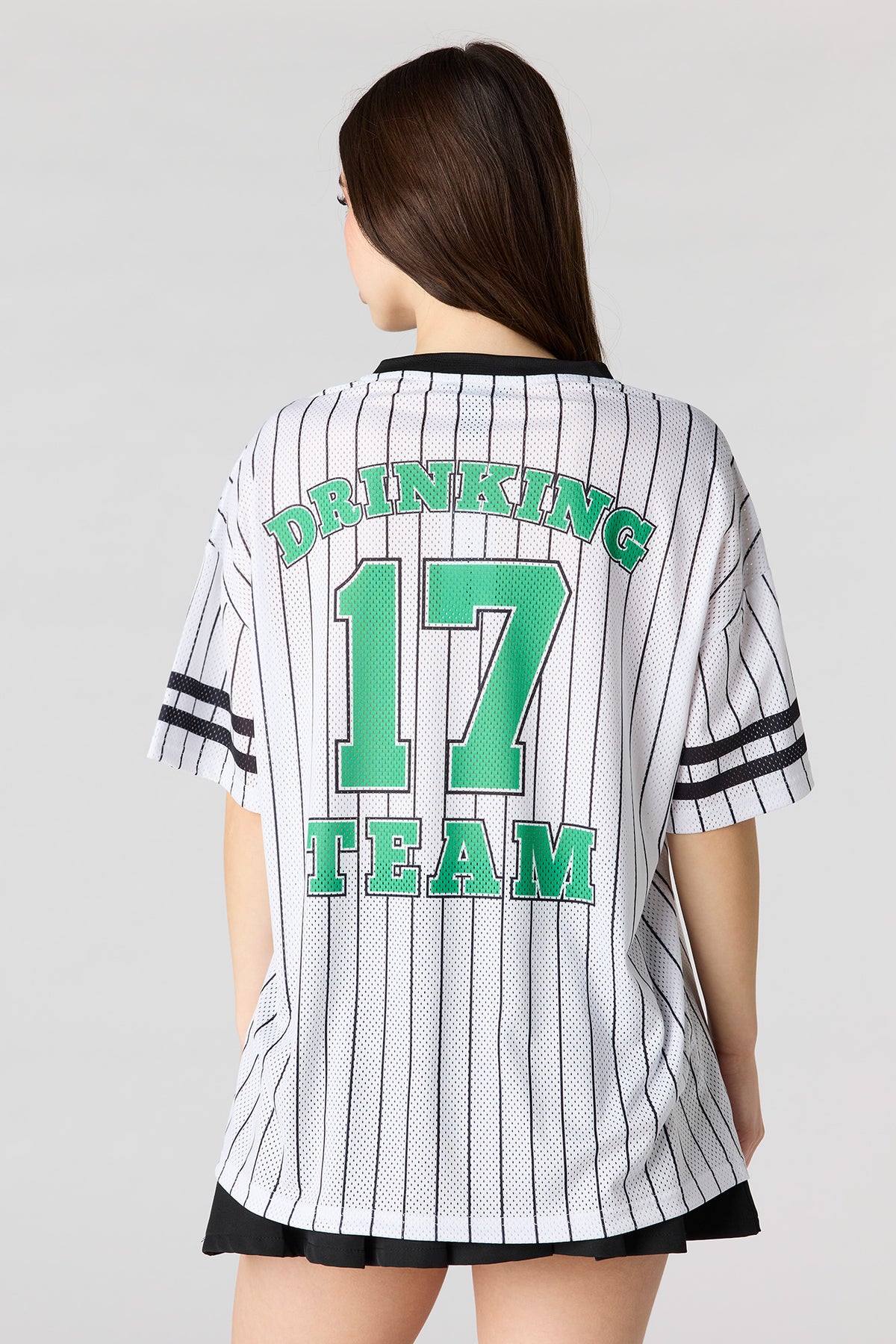 St. Patrick's Day Graphic Mesh Jersey - White