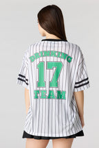 St. Patrick's Day Graphic Mesh Jersey