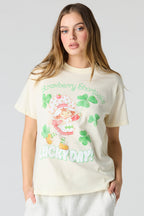T-shirt à imprimé de la Saint-Patrick Strawberry Shortcake