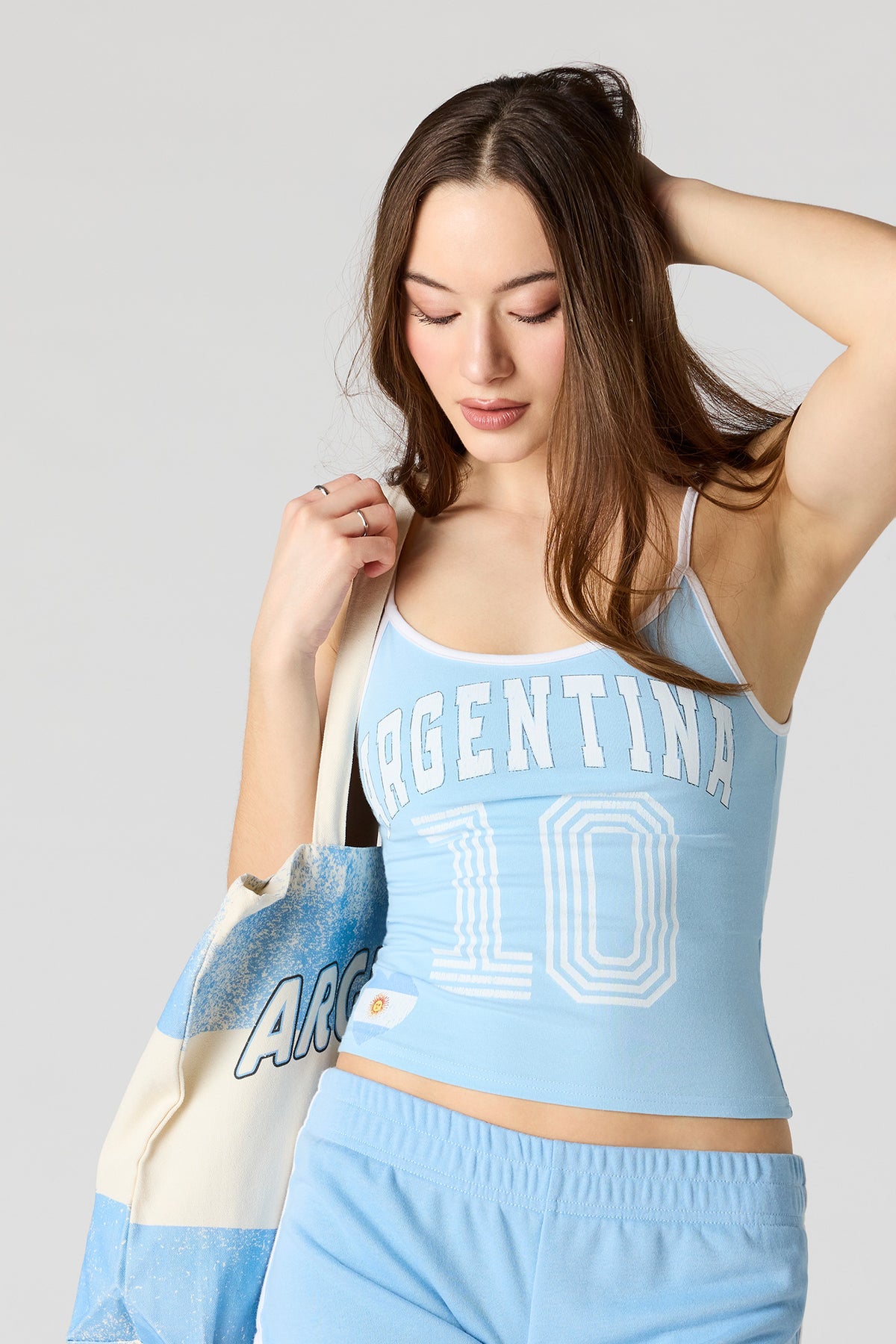 Débardeur à imprimé Argentine