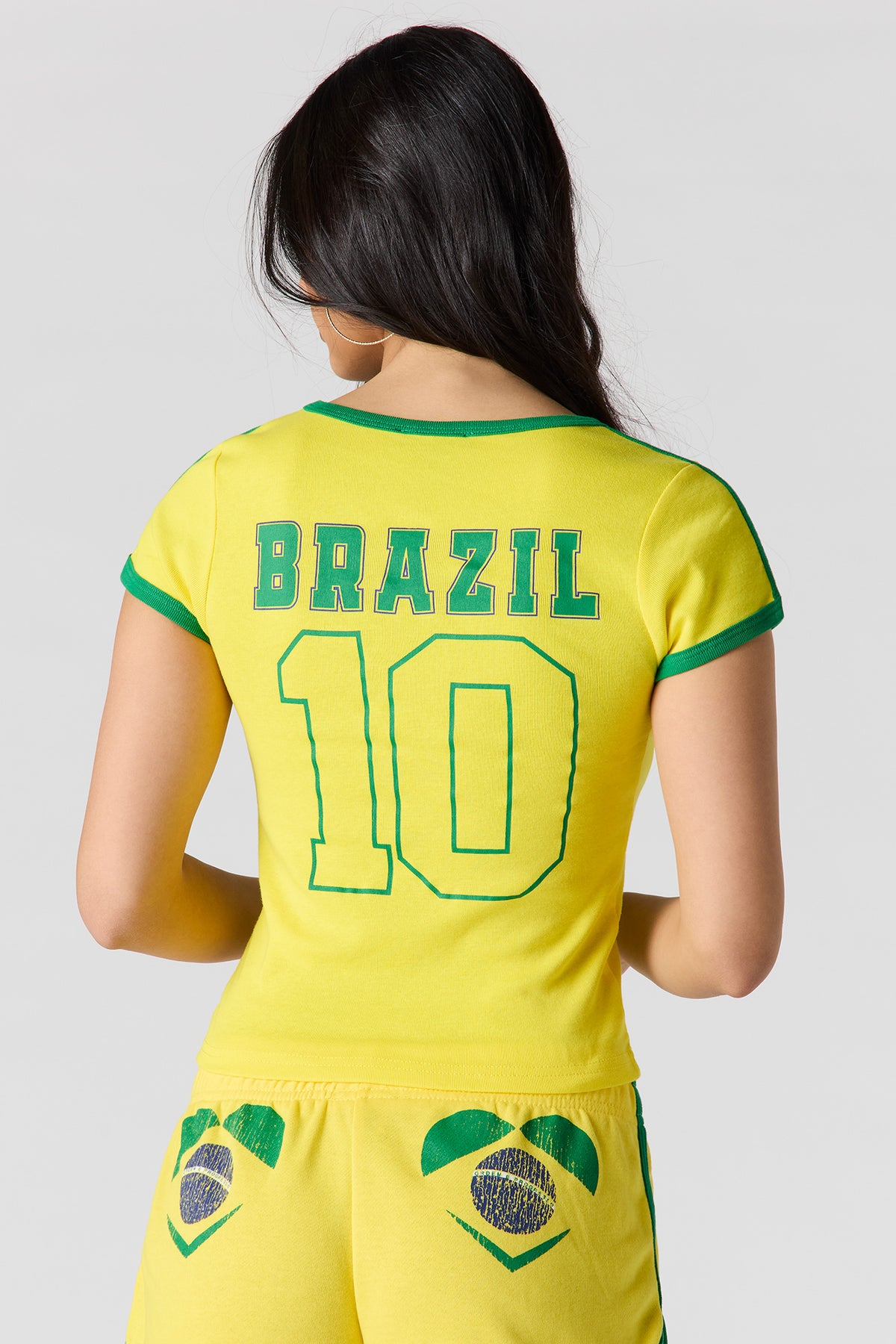 Vue alternative 2. Jersey à imprimé Brésil