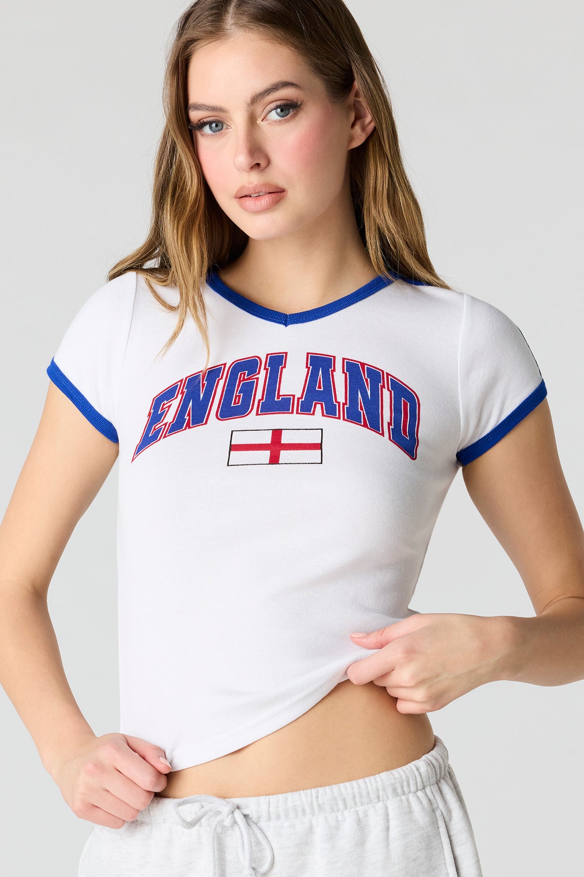 England Graphic Jersey T-Shirt - Ivory