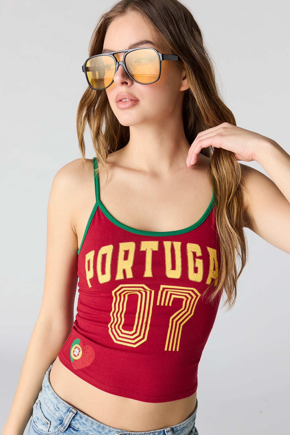 Portugal Graphic Tank - Red