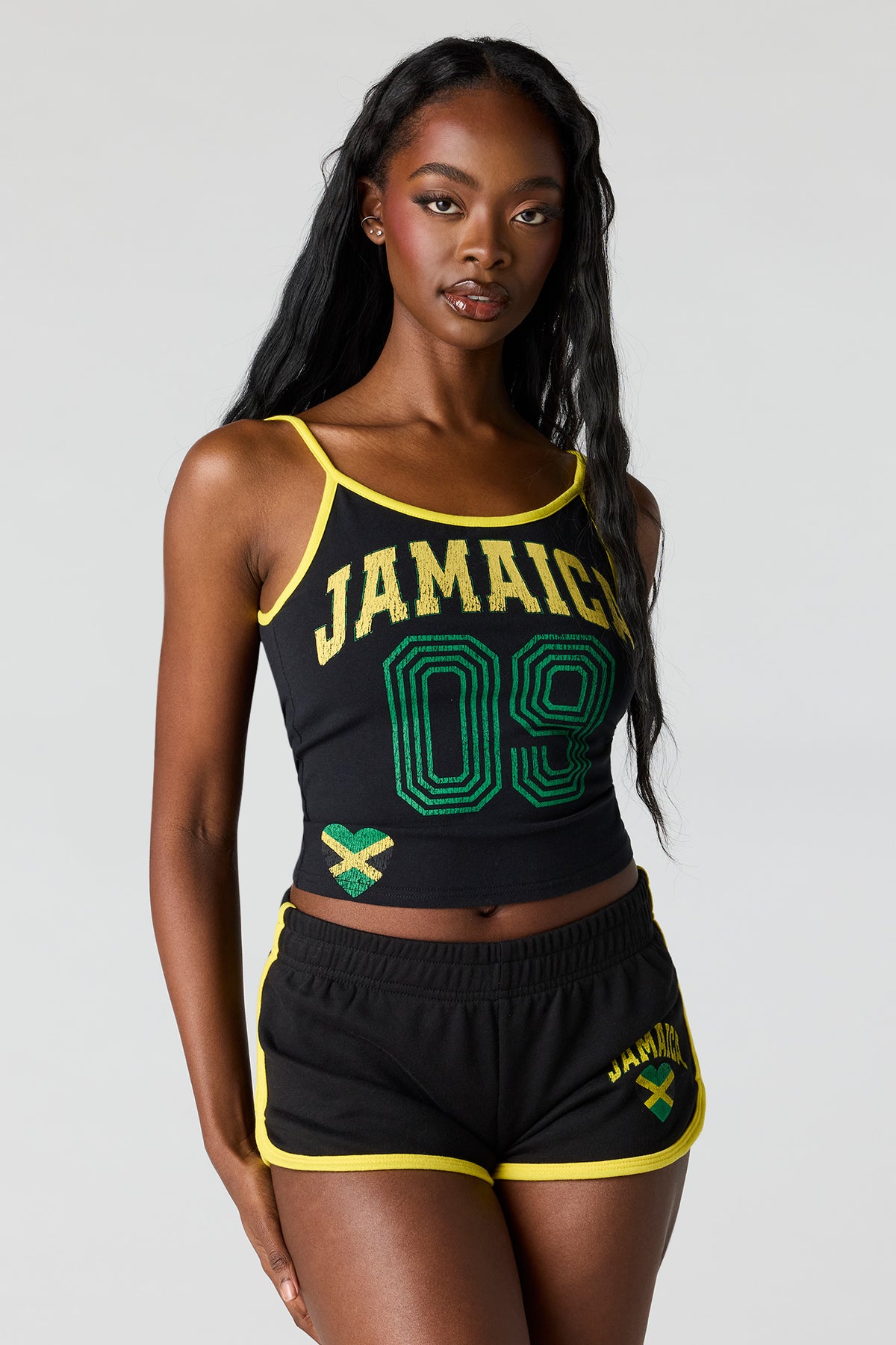 Jamaica Graphic Tank - Jade