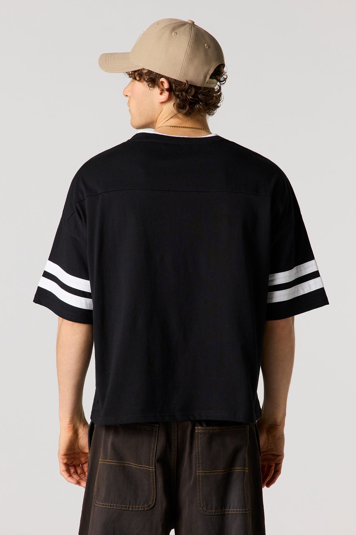 Alt View 5. Premium Heavyweight Cotton Graphic Jersey - Red