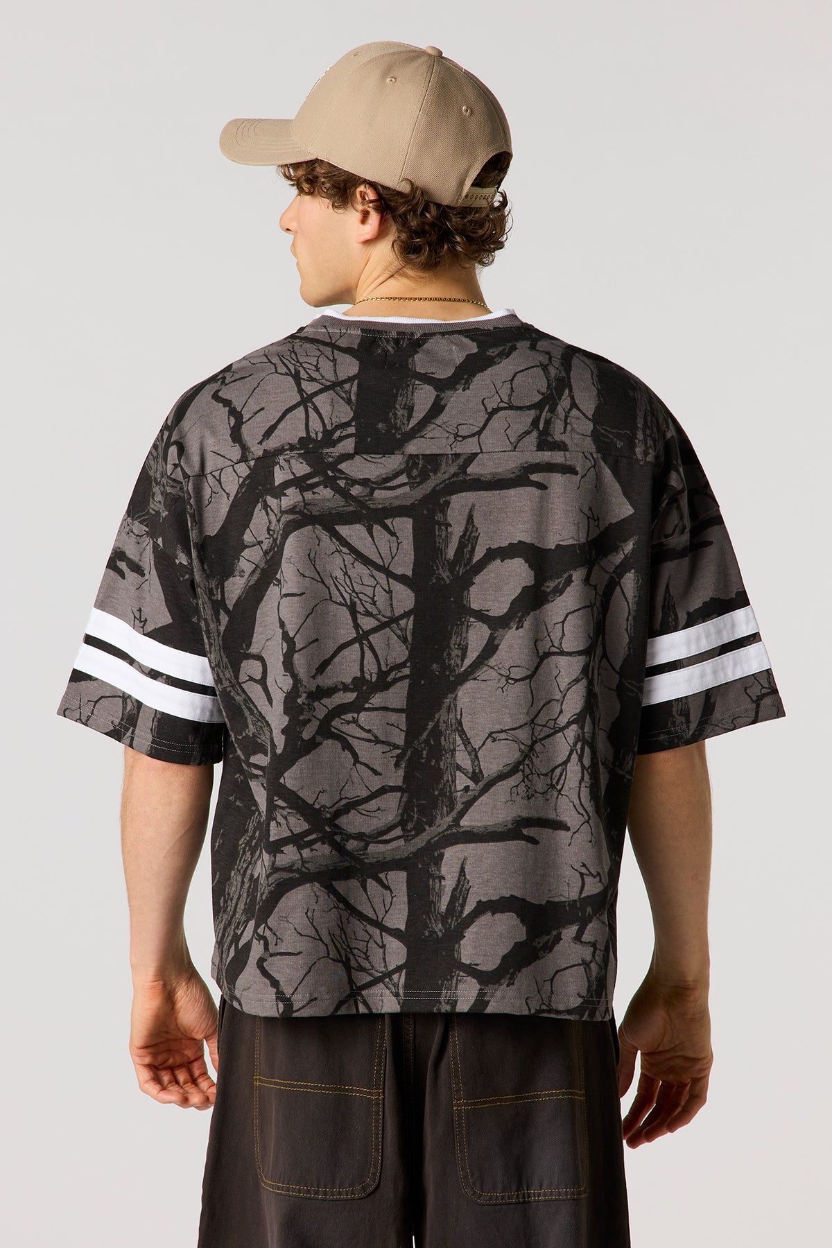 Vue alternative 2. Jersey en molleton imprimé