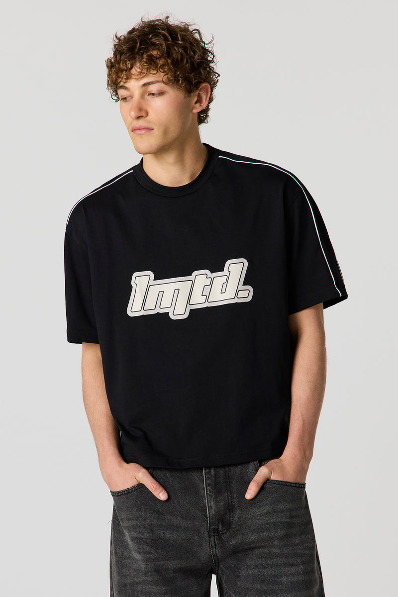 T-shirt carré à imprimé Est