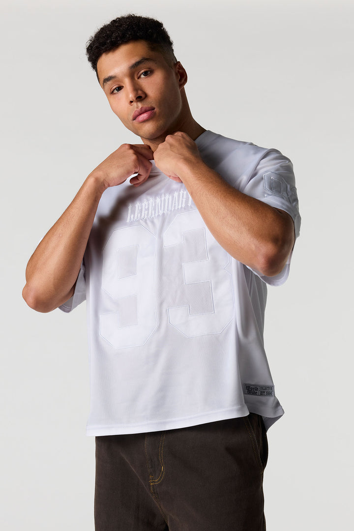 Jersey de football avec motif brodé