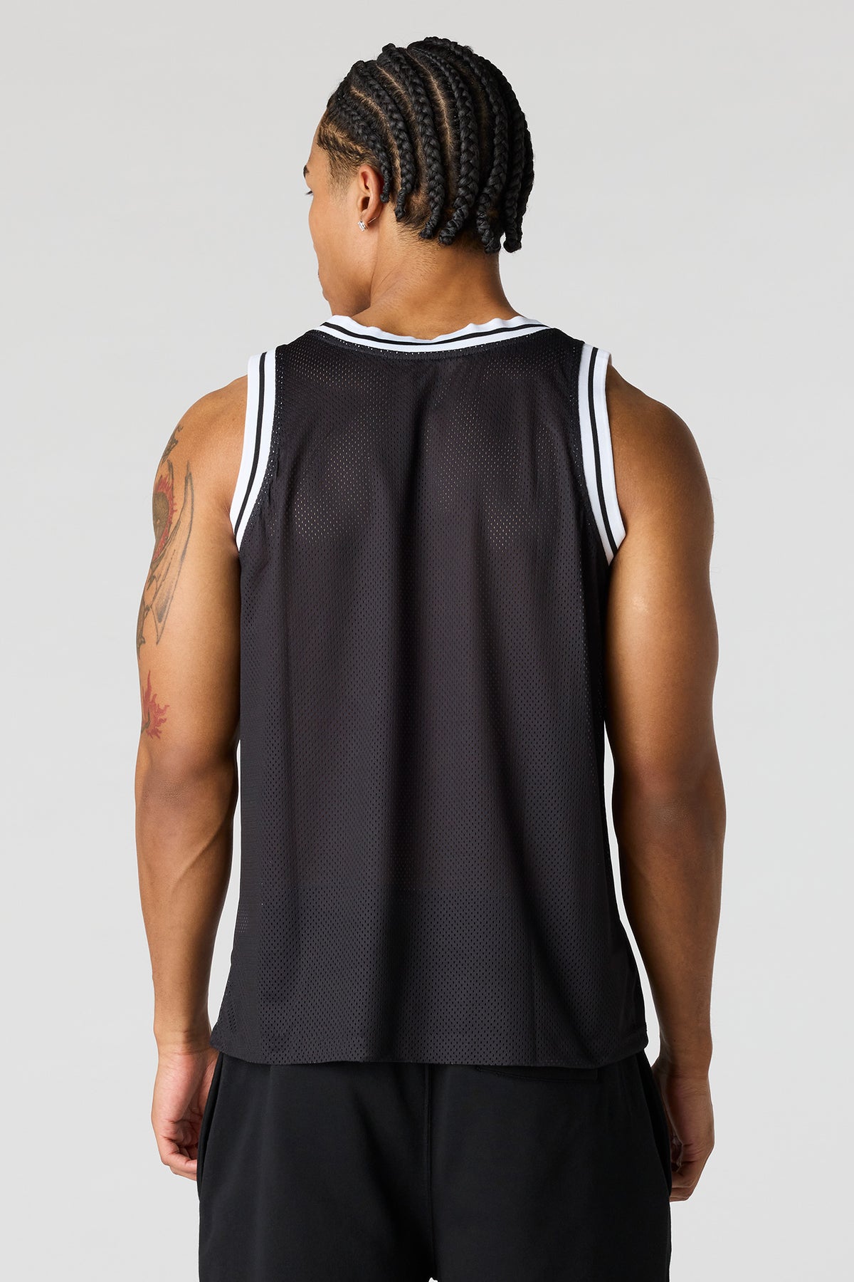 Vue alternative 2. Jersey en filet imprimé