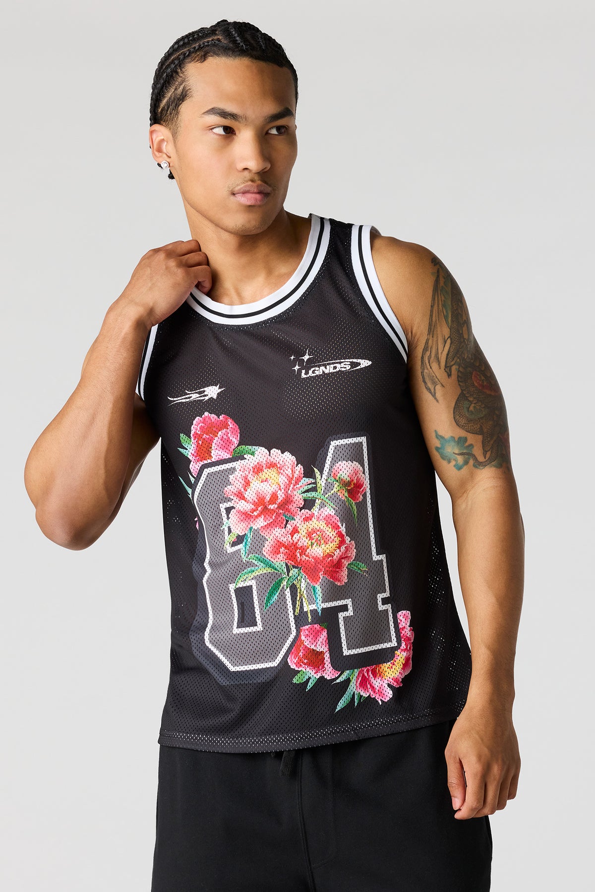 Jersey en filet imprimé