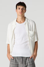 Haut carré boutonné