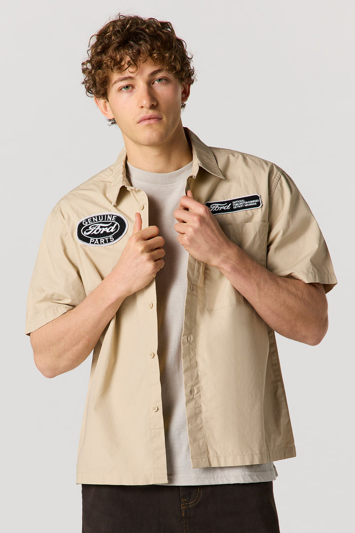 Ford Patch Button-Up Top