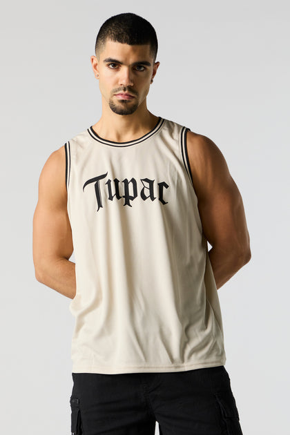 Jersey de basketball à imprimé Tupac