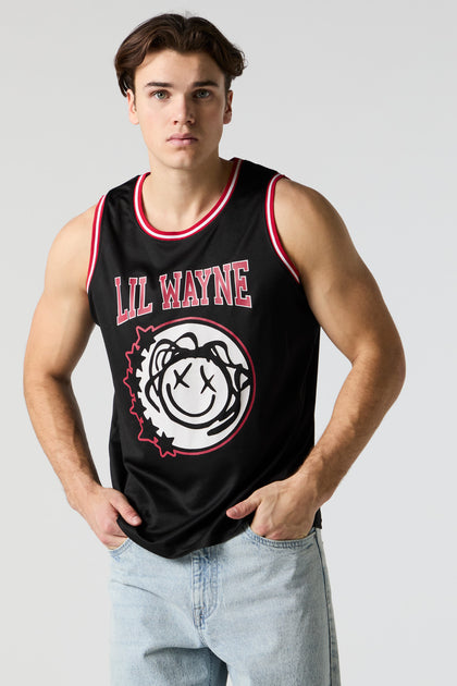 Jersey de basketball à imprimé Lil Wayne