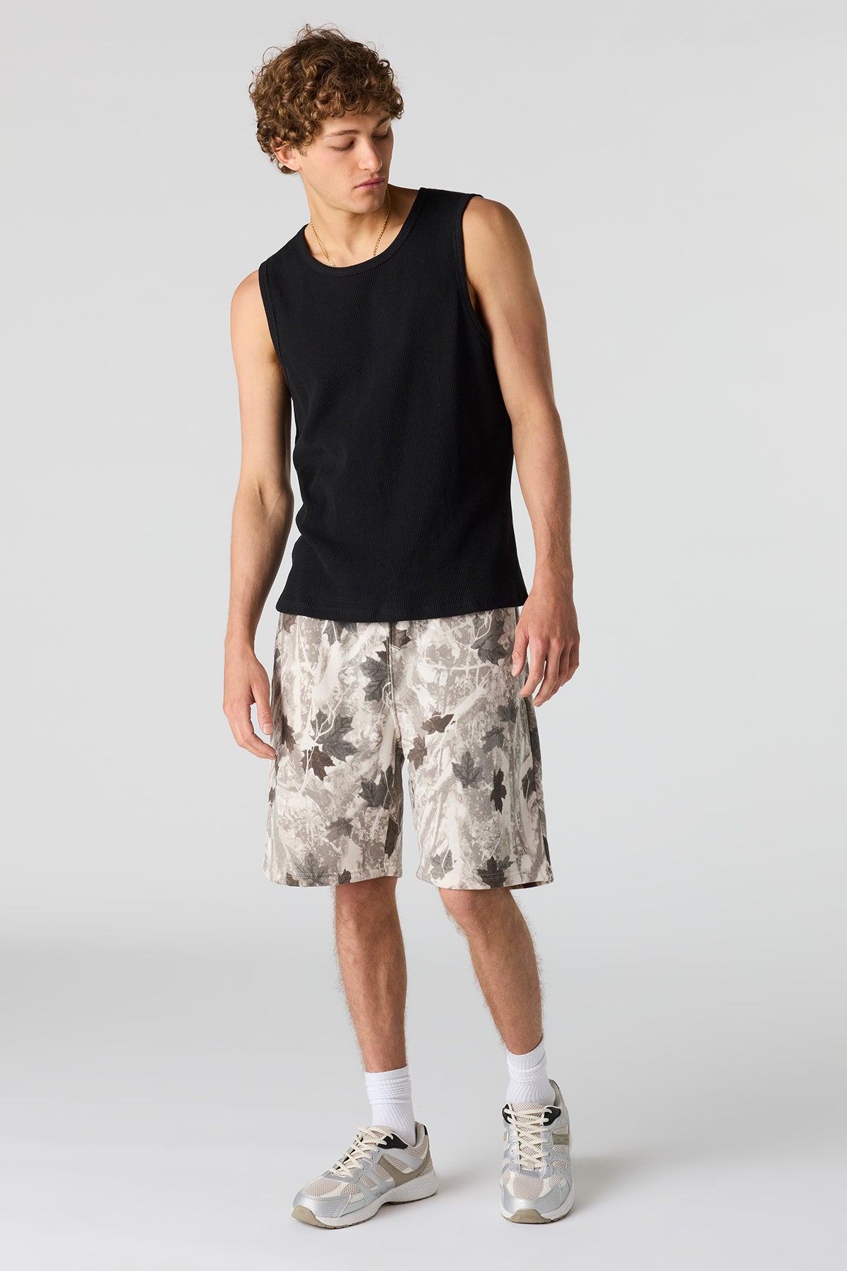 Alt View 3. Textured Tank - Black