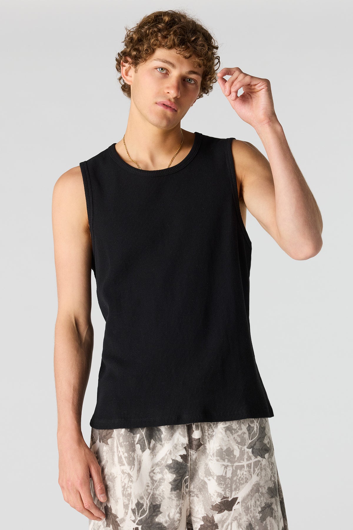 Textured Tank - Black