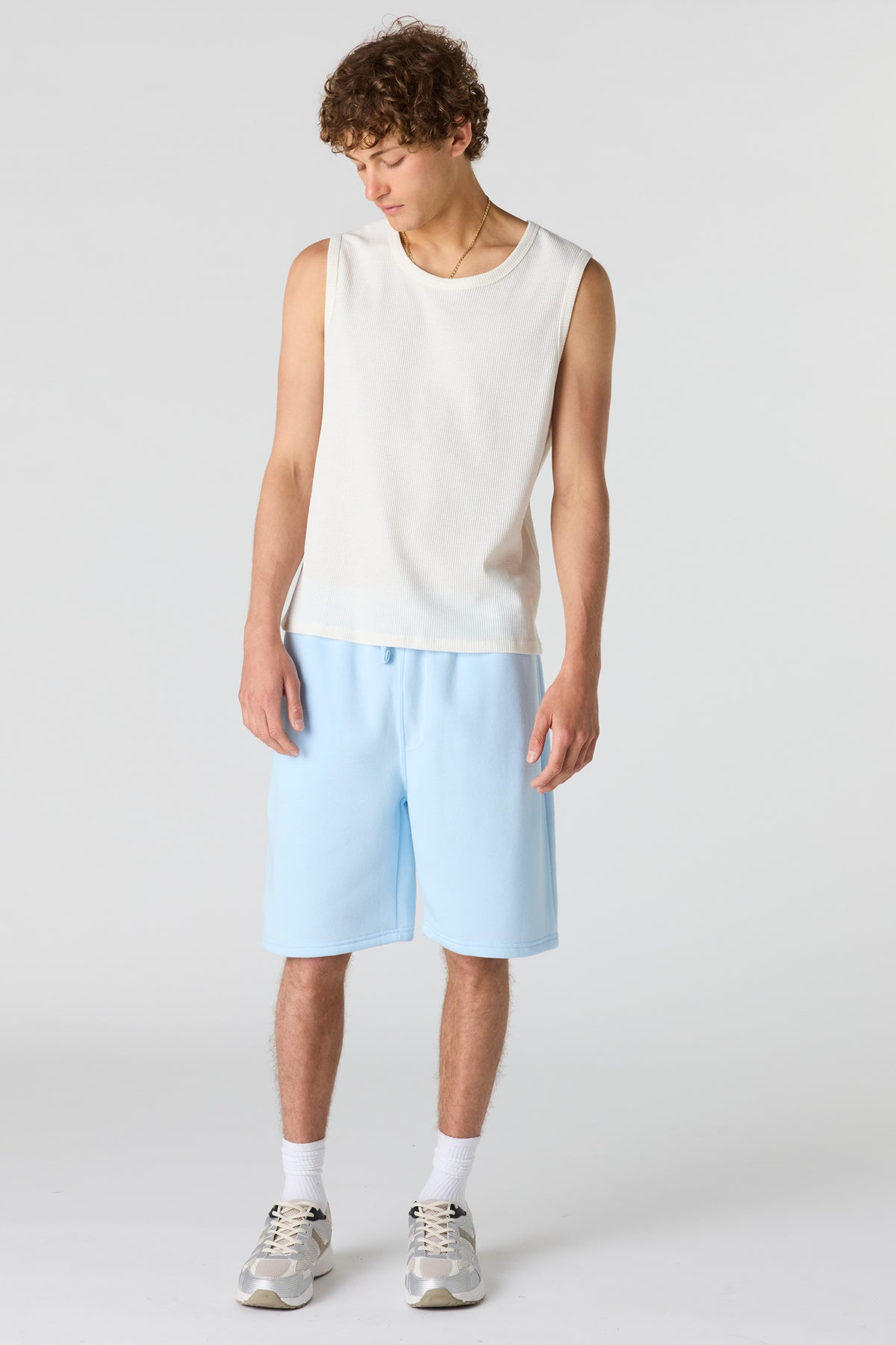 Alt View 3. Textured Tank - Off White