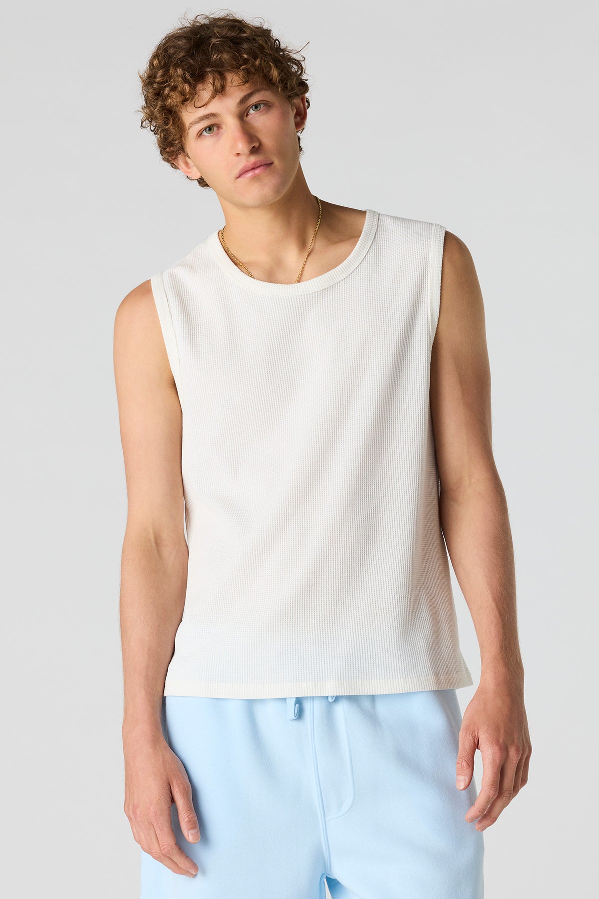 Textured Tank - Off White