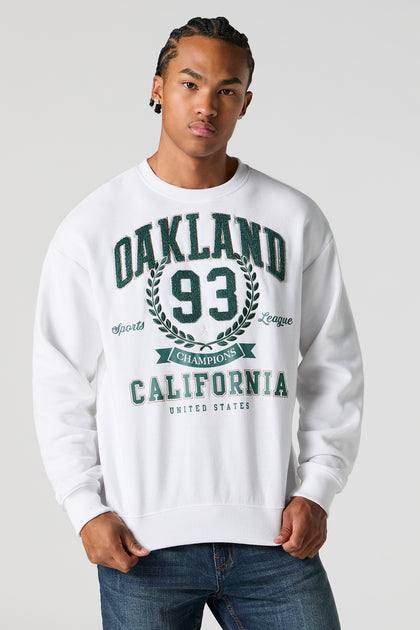 City Chenille Embroidered Fleece Sweatshirt